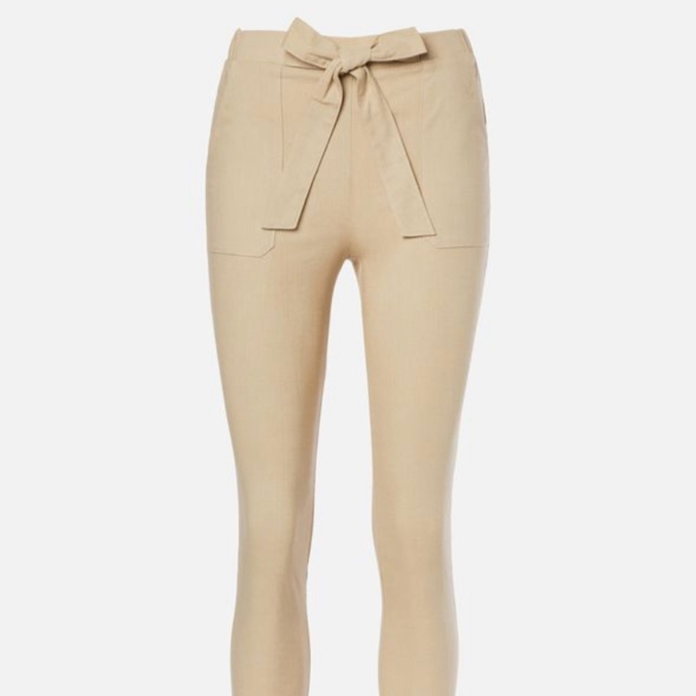 High Wasted Tie Trousers